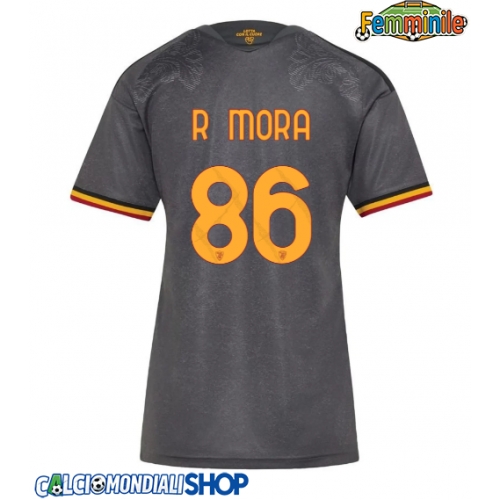 Maglie da calcio AS Roma Rodrigo Mora #86 Terza Maglia Femminile 2026-27 Manica Corta